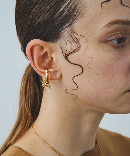 アクセサリー lupinus0908 イヤーカフ 「金属アレルギー対応」Lupinus Bijou Chain Earcuff