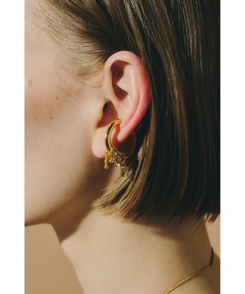 イヤーカフ 「金属アレルギー対応」Lupinus Bijou Chain Earcuff