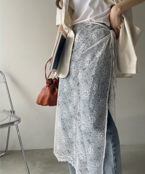 Ada. スカート 花柄 レース ラップスカート : ZOZOTOWN Yahoo!店