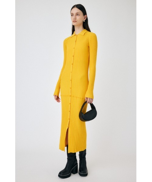 MOUSSY ワンピース CABLE KNIT ロングドレス : ZOZOTOWN Yahoo
