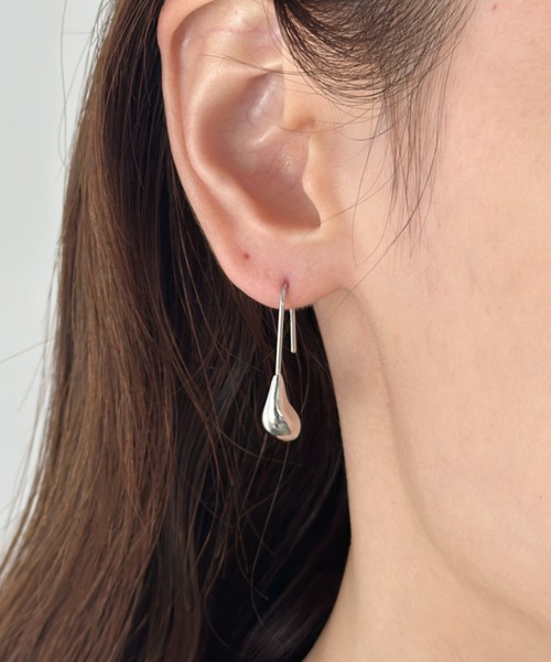 sowang ピアス ドロップ ナローピアス-drop narrow pierce- レディース