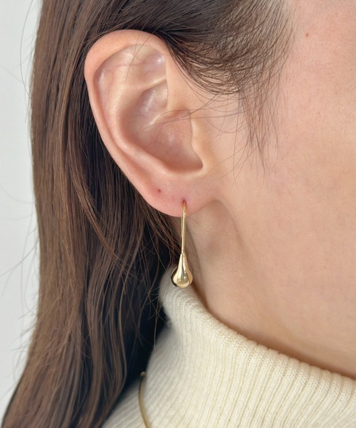 sowang ピアス ドロップ ナローピアス-drop narrow pierce- レディース