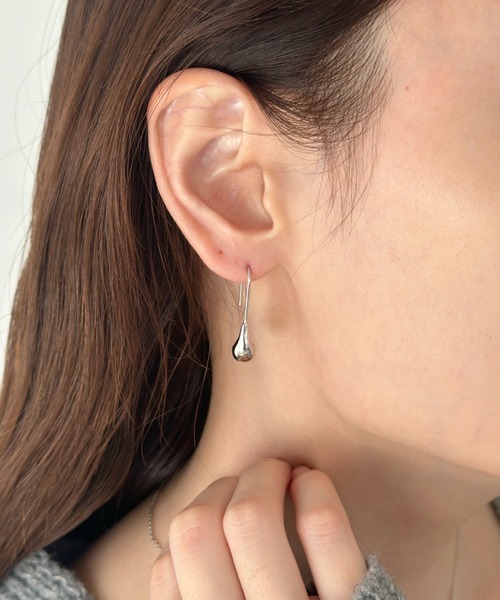sowang ピアス ドロップ ナローピアス-drop narrow pierce- レディース