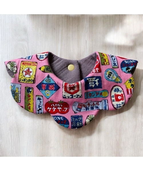 TONE（トネ） スタイ よだれかけ 「hanakago」昭和レトロ 広告シリーズ