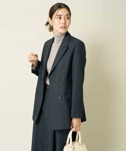 【関税込み】ドラマ ウール&シルク テディジャケット DUNGAREE JQ BLACK LONG JACKET(S BLACK): Vintage｜THE SHOP