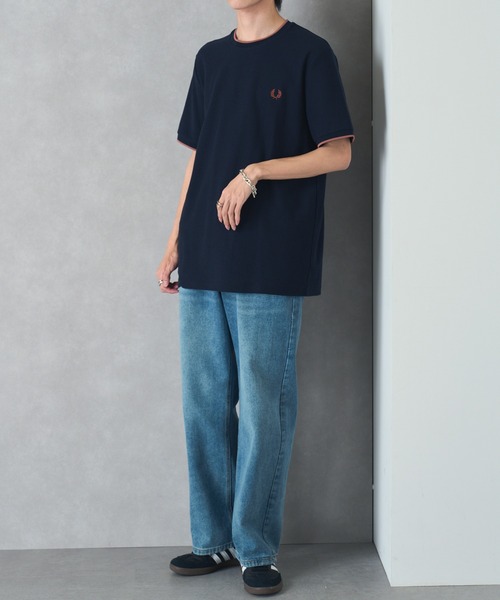 FRED PERRY（フレッドペリー） tシャツ 「FRED PERRY」CREPE PIQUE T