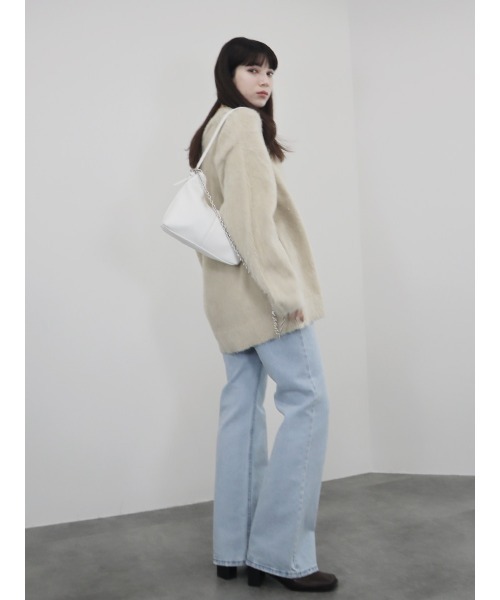 ニット セーター レイヤードライクオフショルダーニット／llayered like off shoulder knit 重ね着 長袖 タンクトップ 大 セール】レイヤードライクオフショルダーニット／llayered like