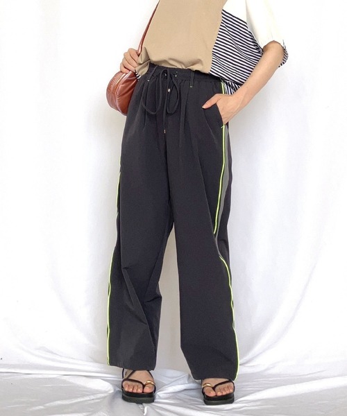 Q パンツ サイドラインパンツ レディース : ZOZOTOWN Yahoo!店