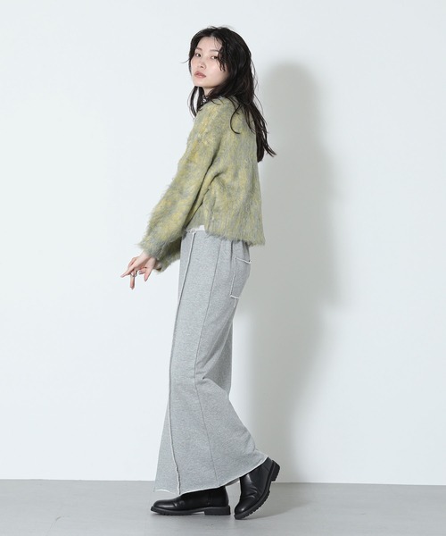 deres オンリーワンニットセーター The rejoice ニット セーター MIXメランジ起毛ニット レディース