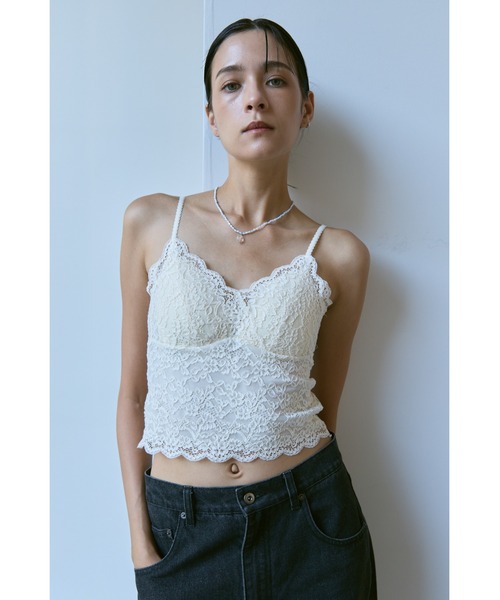 シアーレースキャミソール SHEER LACE CAMISOLE / シアーレースキャミソール（キャミソール