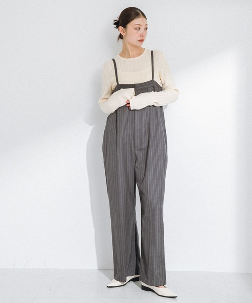 Sonny Label ブラック サロペット フリーサイズ Sonny Label ブラック サロペット フリーサイズ