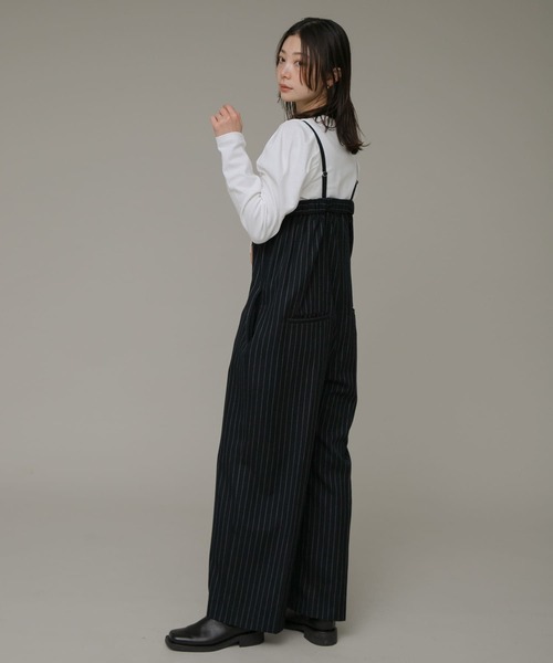 Sonny Label ブラック サロペット フリーサイズ Sonny Label ブラック サロペット フリーサイズ