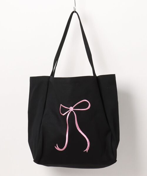 TONE SELECT GOODS トートバッグ Liaa/リボン刺繍 トートバッグ A18520