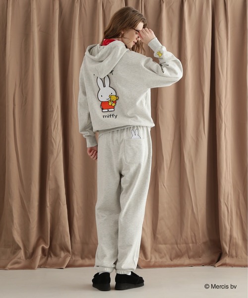 Miffy パーカー 「AVIREX×miffy」WEB限定 SWEAT PULLOVER PARKA
