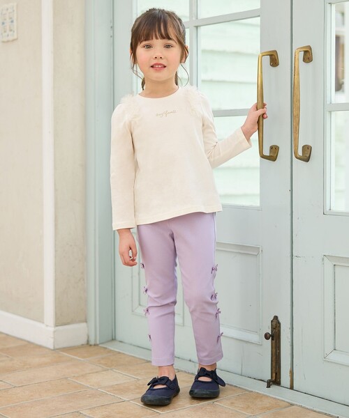 ANY（エニィ） tシャツ チュールフリル 長袖Tシャツ キッズ 子供服