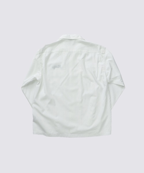 FIDELITY シャツ LOGO EMB TENCEL L/S SHIRT / 長袖オープン