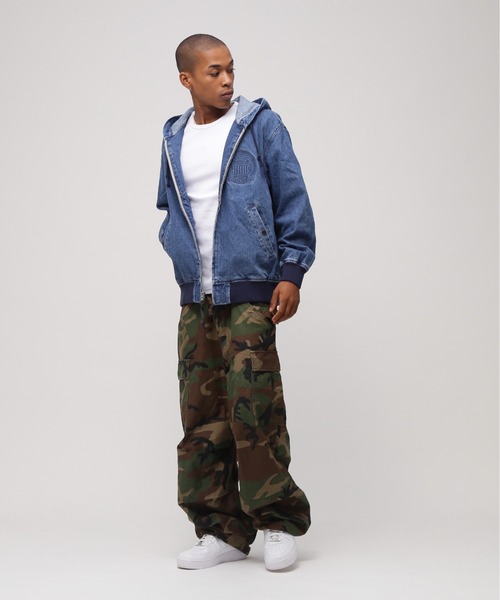 パーカー 「直営店限定」DENIM SIGNATUR LOGO PARKA / デニム シグネチャーロゴ パーカー / AVIREX / アヴィレック | AVIREX | 17