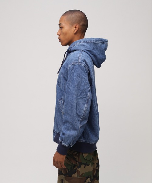 AVIREX パーカー 「直営店限定」DENIM SIGNATUR LOGO PARKA