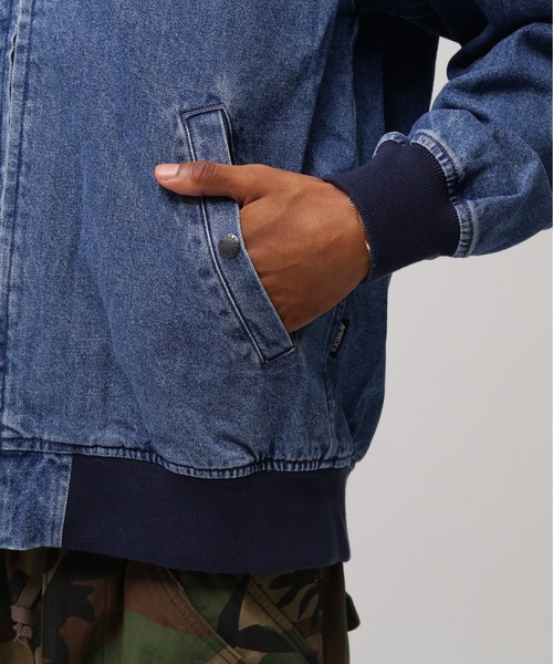 パーカー 「直営店限定」DENIM SIGNATUR LOGO PARKA / デニム シグネチャーロゴ パーカー / AVIREX / アヴィレック | AVIREX | 22