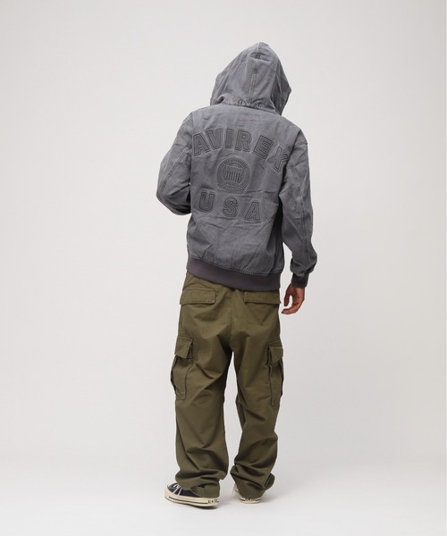 パーカー 「直営店限定」DENIM SIGNATUR LOGO PARKA / デニム シグネチャーロゴ パーカー / AVIREX / アヴィレック | AVIREX | 06