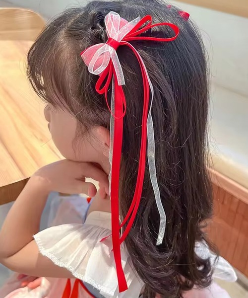 CALIFORNIA OUTFITTERS ヘアクリップ 3-1A28 ロングリボン 2P