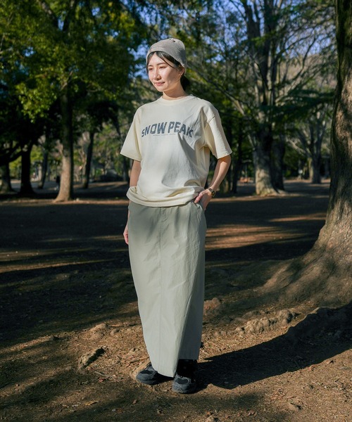 スノーピーク Light Mountain Cloth Skirt  Peak SK-25SW1011 国内正規品 2025春夏新作 送料無料 snow peak（スノーピーク） スカート Light Mountain Cloth Skirt