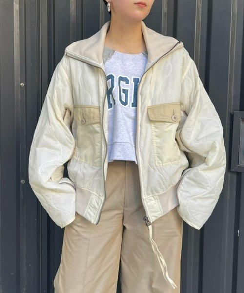 etsinta（エシンタ） ジップアップブルゾン ONE SIZE ブラック