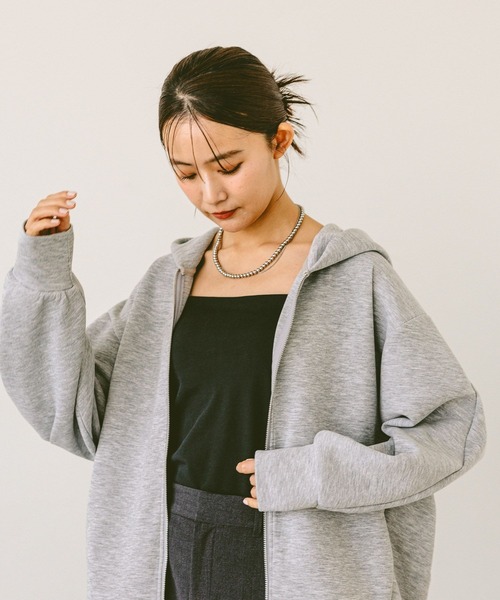 GLOBAL WORK（グローバルワーク） パーカー ライトクッションZIP