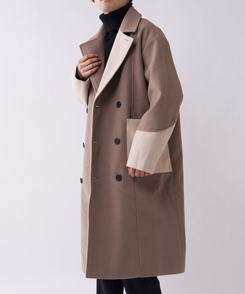 Lui's（ルイス） チェスターコート 1 グレー メンズ : ZOZOTOWN Yahoo