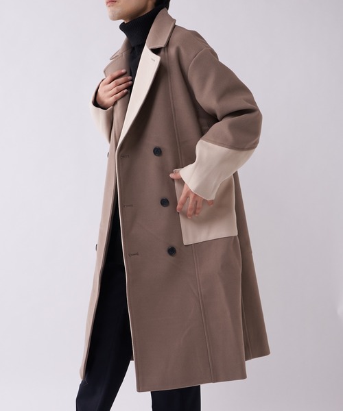 Lui's（ルイス） チェスターコート 1 グレー メンズ : ZOZOTOWN Yahoo