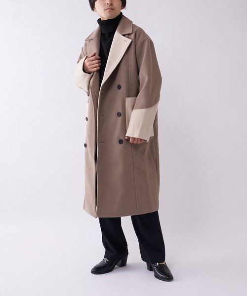 Lui's（ルイス） チェスターコート 1 グレー メンズ : ZOZOTOWN Yahoo