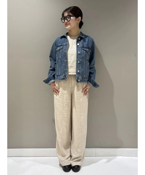 MiuMiu ミッドライズ ウールブレンド ストレートパンツ シンプル Miu Miu（ミュウミュウ）ウィメンズ ストレートパンツ - FARFETCH