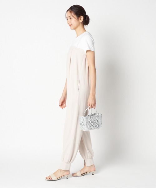 レディース HELIOPOLE JUMP SUITS ベージュ 38サイズ