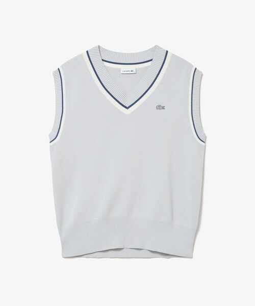 LACOSTE ベスト ジレ チルデンニットベスト / サマーニット