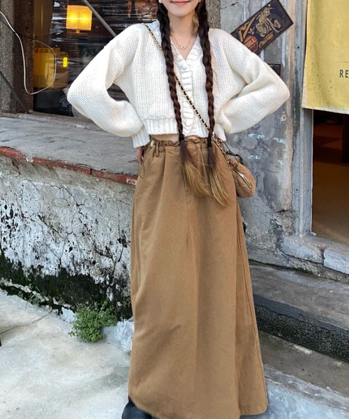 「Ada.」 ニットカーディガン FREE グリーン レディース_画像9