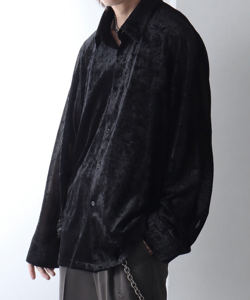 welise（ウェライズ） シャツ 「welise/ウェライズ」リッチベルベット