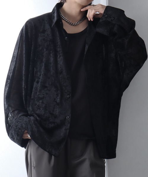 DOLCE&GABBANA 黒 ベルベットジャケット 光沢シャツ Dolce & Gabbana ベルベット ジャケット | ブラック | FARFETCH JP