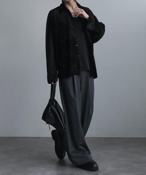 welise（ウェライズ） シャツ 「welise/ウェライズ」リッチベルベット
