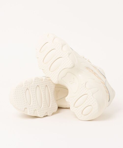 【PUMA】W PULSAR WEDGE MONOGRAM WARM WHITE 国内発送 PUMA PULSAR WEDGE WNS CHAIN FROSTED IVORY-PUMA SILVER