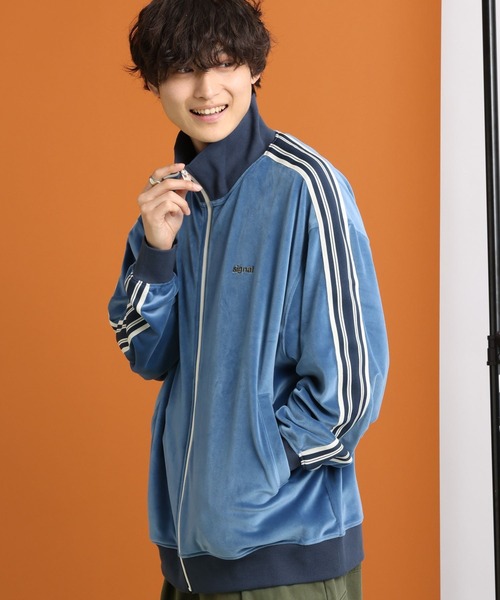 フルジップブルゾン my beautiful landlet - PECOLAMB DOUBLE BEAVER WOOL HI-NECK ZIP