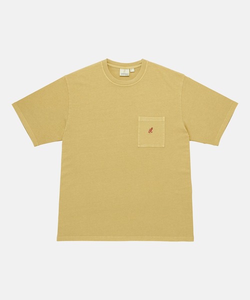 Gramicci（グラミチ） tシャツ ONE POINT TEE PIGT DYED｜ワンポイント