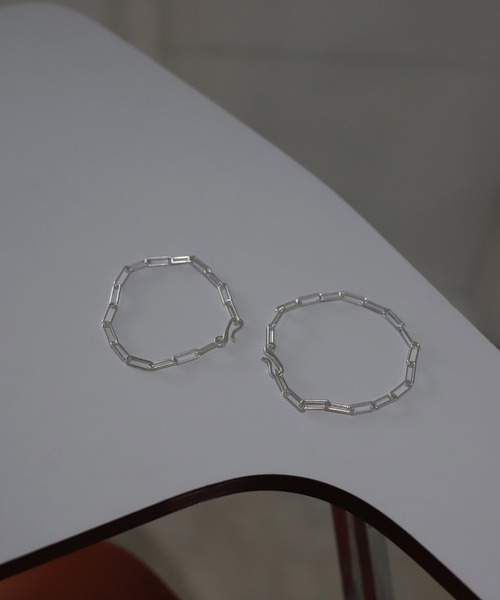 ブレスレット SILVER925 レクトチェーンブレスレット-M- レディース メンズの画像