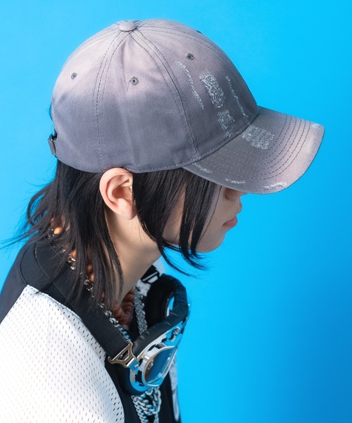 キャップ 帽子 レディース an meets zakka グラデーションピグメント