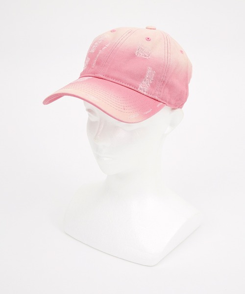 キャップ 帽子 レディース an meets zakka グラデーションピグメント