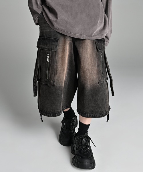 nanamica ナナミカ デニム サルエルパンツ W32 日本製 カーゴパンツ nanamica（ナナミカ） カーゴパンツ 「nanamica / ナナミカ」Cargo
