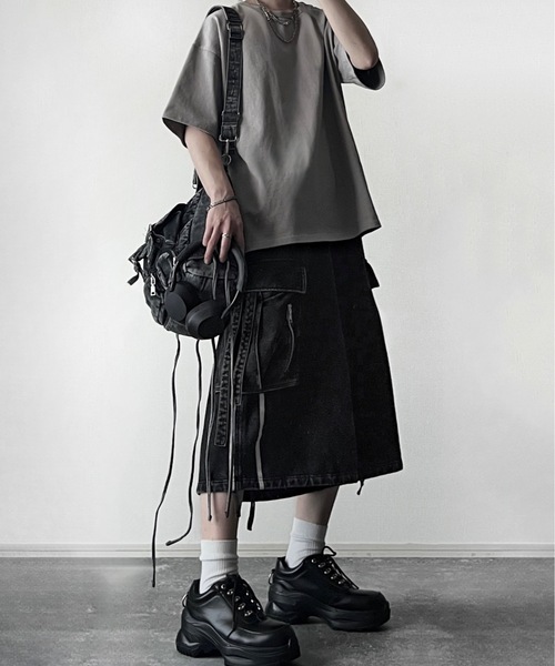 ADRER パンツ parachute cargo wide short pants / パラシュート