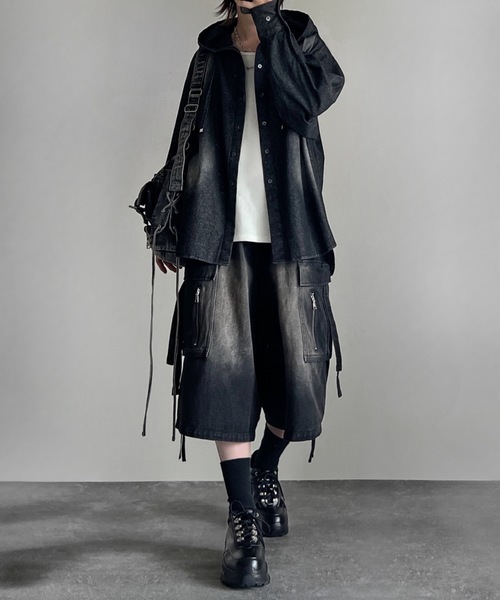 ADRER パンツ parachute cargo wide short pants / パラシュート