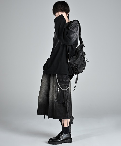 ADRER（アドラー） パンツ parachute cargo wide short pants