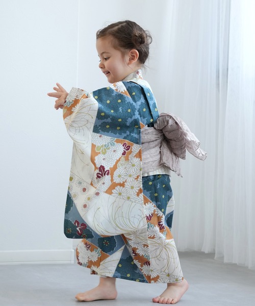 utatane 浴衣 キッズ浴衣3点セット ひよこ商店 マーガレット