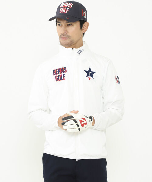 BEAMS GOLF 「BEAMS GOLF」 ブルゾン SMALL ホワイト メンズ